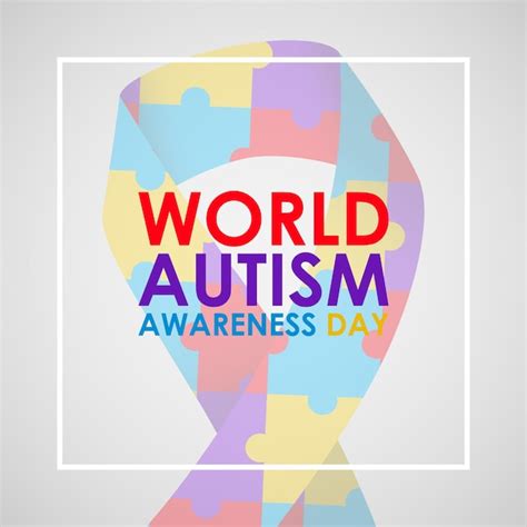 Premium Vector Vector Illustration Of World Autism Awareness Day