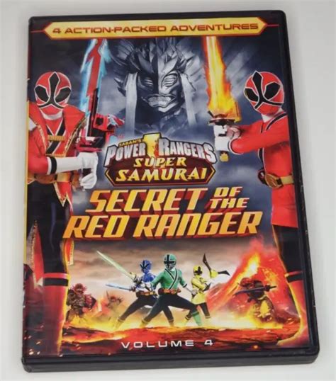 POWER RANGERS SUPER Samurai Vol 4 The Secret Of The Red Ranger DVD