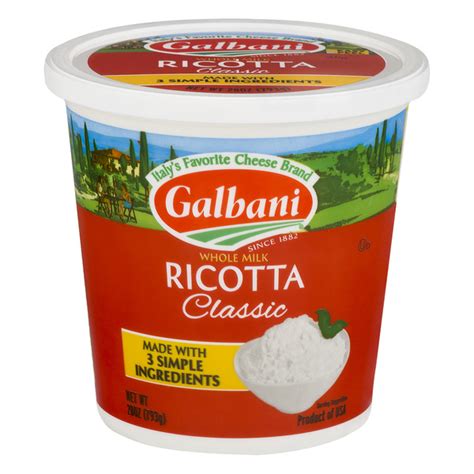 Save On Galbani Whole Milk Ricotta Cheese Classic Order Online Delivery Stop And Shop