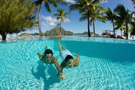 Hold My Hand And Lets Swim Together In Bora Bora At The