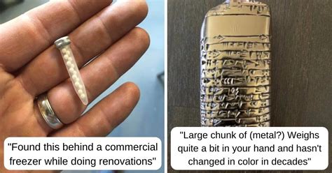 20 Weird Objects People Found And Couldnt Identify On Their Own