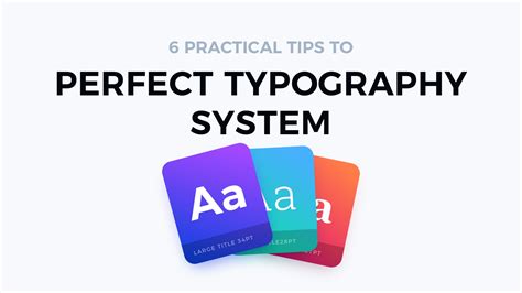 6 Practical Tips To Create Typography System Uxmisfitcom