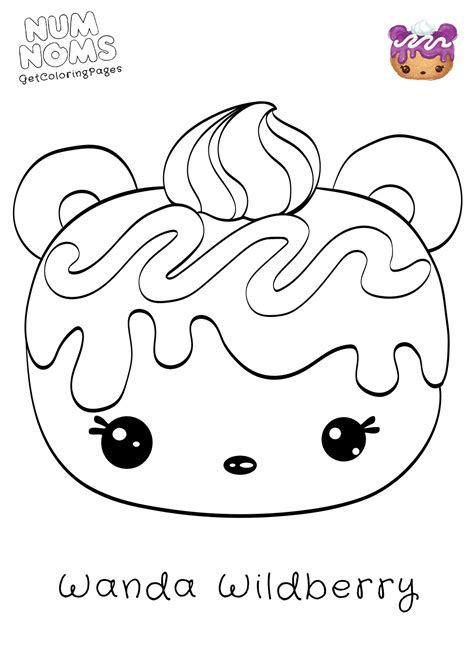 Num Noms Coloring Pages At Getdrawings Free Download
