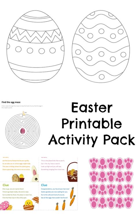 Free Printable Easter Activity Pack In The Playroom