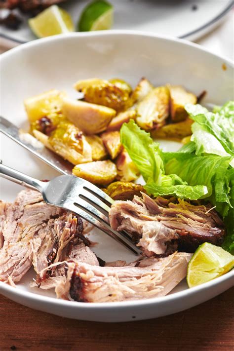 Pour the sauce over the chops making sure all. Easy Fall-Apart Roasted Pork Shoulder Recipe — The Mom 100 ...