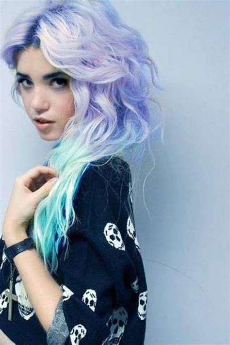 Pretty Two Toned Hair Color For Girls Pretty Two Toned Hair Color For