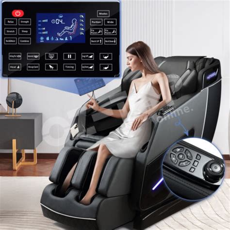 Homasa 4d Massage Chair Electric Full Body Shiatsu Recliner Heated Zero Gravity Ebay