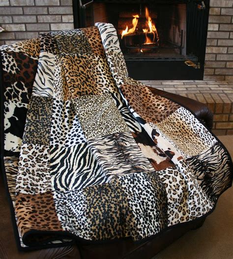 The Serengeti Snuggler Minky Quilt Kit Jumbo Size By Seven Brides