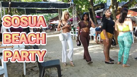 4k Sosua The Party Started Now Sosua Beach Vibes On Friday Puerto Plata Dominican Republic