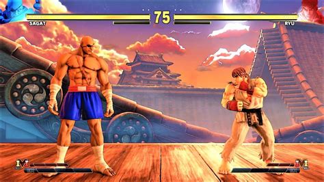 Sagat Vs Ryu Hardest Ai Street Fighter V Youtube