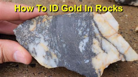 How To Identify Gold In Rocks Youtube