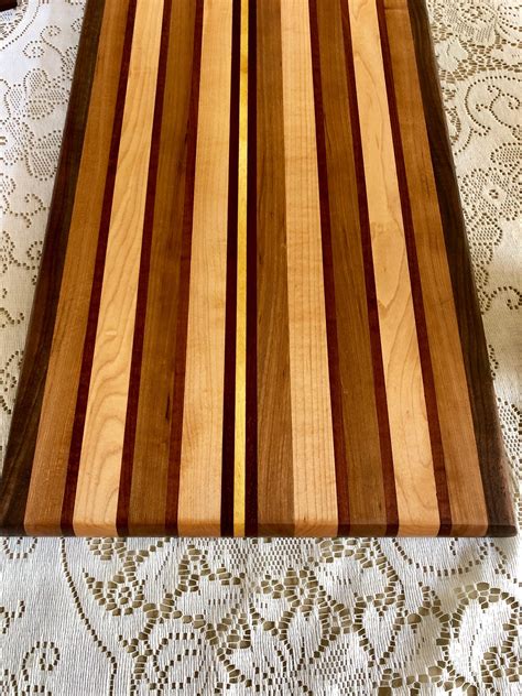 Reclaimed Wood Cutting Board And Matching Coasters