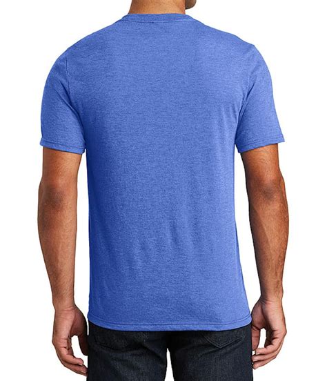 Custom District Tri Blend V Neck T Shirt Design Short Sleeve T Shirts