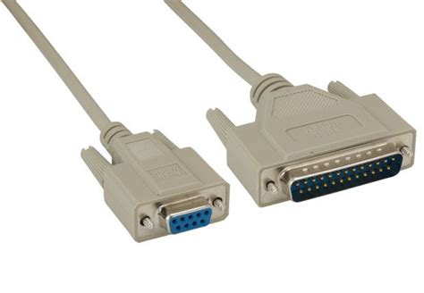 6ft Db9 Female To Db25 Female Null Modem Cable