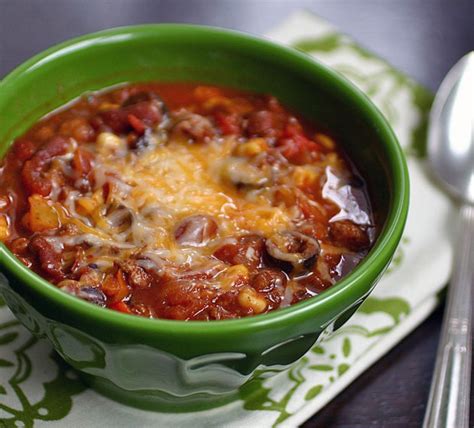 Simmer it slowly on the stove or toss all the ingredients into the slow cooker. Bean Chili Recipe - RecipeChart.com