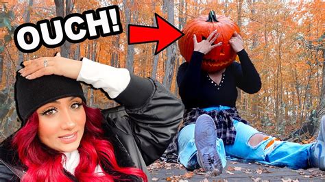 I Stuck My Head Inside A Pumpkin And This Is What Happened Youtube