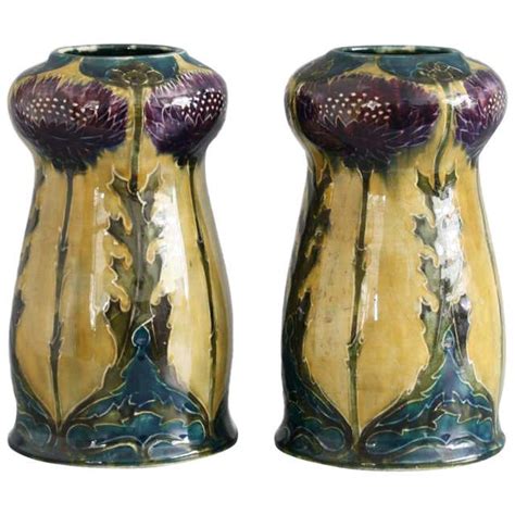 Arabia Art Deco Silver Lustreware Art Pottery Vase 1917 1927 At 1stdibs