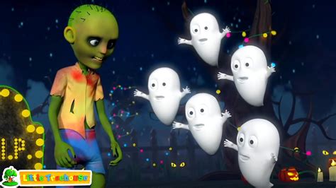 Five Little Ghosts Halloween Rhymes And Spooky Songs For Children