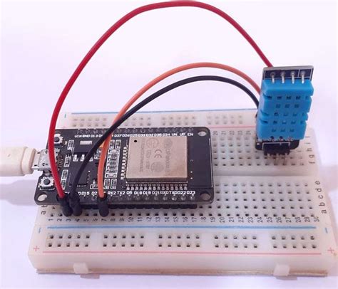Esp32 Based Webserver For Temperature And Humidity Measurement Using