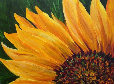 Sunflower Oil Painting Painting By Mary Jo Zorad Fine Art America