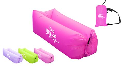 Us Lounger Scarlet Fast Inflatable Portable Outdoor Or Indoor Wind Bed
