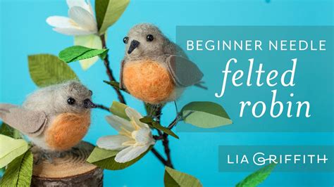 Needle Felting For Beginners How To Make A Felted Bird Youtube
