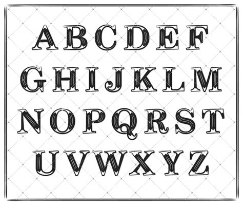 Decorative Alphabet V2 By Juli Paper