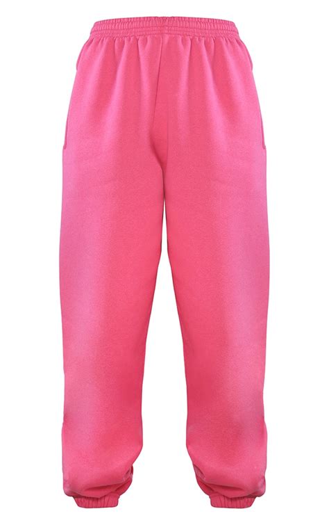 hot pink joggers co ords prettylittlething ca