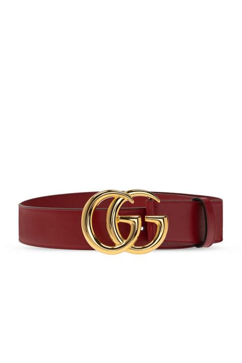 Leather Belt With Logo Gucci Vitkac Us