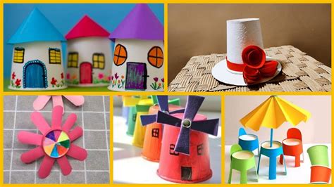 5 Amazing Paper Cup Craft Ideas Best Out Of Waste Kids Craft