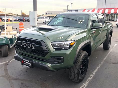Ordering A 2020 Army Green Trd Pro Manual Vs Auto Opinions Wanted