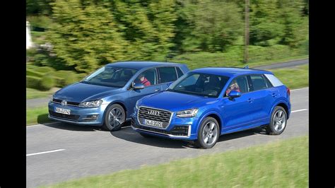 The volkswagen group comprises twelve brands from seven european countries and offers a wide range of financial services. Audi Q2 vs Volkswagen Golf - YouTube
