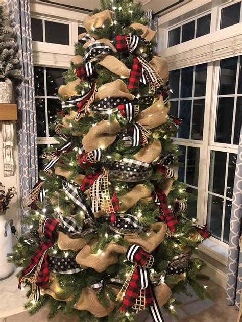 40 Most Fabulous Christmas Tree Decoration Ideas Ribbon On Christmas
