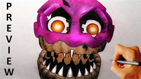 How To Draw Nightmare Cupcake From Five Nights At Freddys Fnaf Drawing