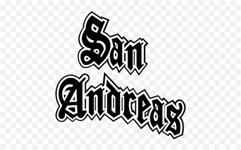 San Andreas Grand Theft San Andreas Png Gta San Andreas Logo Free Transparent Png Images