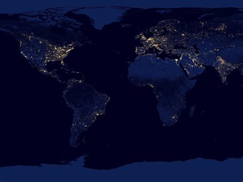 Best View Of Earth At Night Ever Captured By Nasa Business Insider