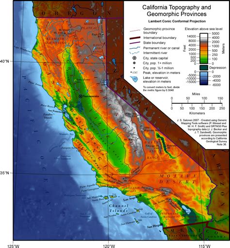 Map Of Central And Southern California Coast Free Printable Maps