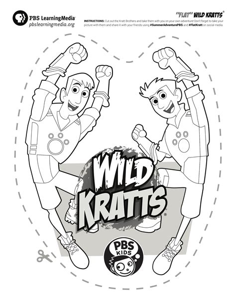 Wild Kratts Coloring Pages Pbs Desmond Gunderson