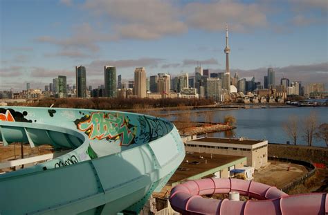 This is an excellent place to bring family and friends, or even just bring yourself. "Downtown Toronto from the now abandoned Ontario Place Amusement Park (OC) 3839 x 2522" by ...