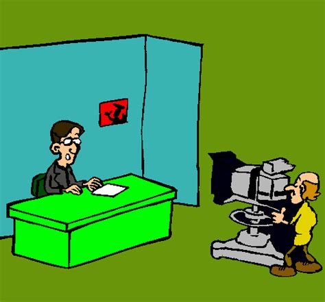Dibujo de Presentador de televisión pintado por Lesly en Dibujos net el