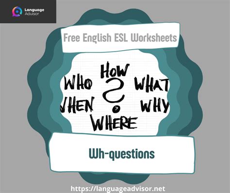 Wh Questions Worksheets Esl Worksheets Games4esl Wh Questions Online