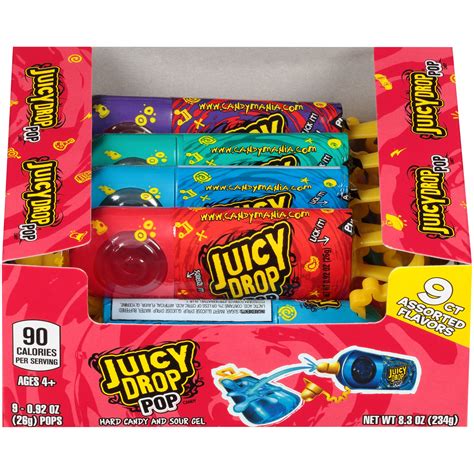 Buy Juicy Drop Halloween Sweet And Sour Lollipop Variety Party Pack 9