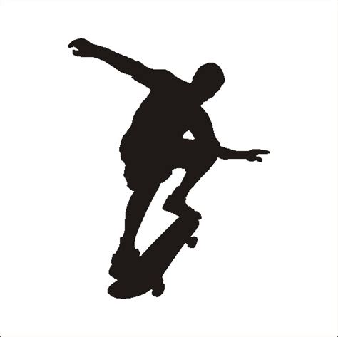 Free Skateboarder Silhouette Clip Art Download Free Skateboarder