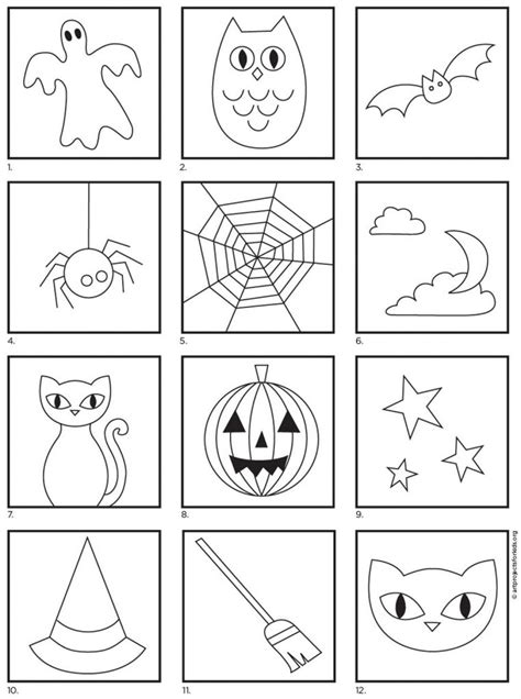 Easy Halloween Drawings And Tutorial Video