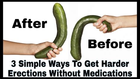 3 Simple Ways To Get Harder Erections Without Medication Healthy Lifes Youtube