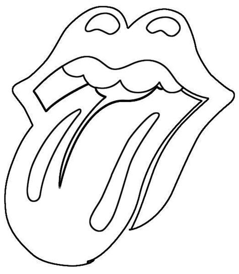 Rolling Stones Band Logo Coloring Pages Neupinavers Coloring Pages