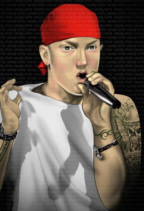 Eminem By Randy Chriz Clone Eminem Portraits Beanie Celebs Real