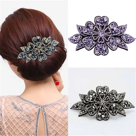 fashion flower barrettes resin foral hair clip barrette cute hairpin headwear accessories t