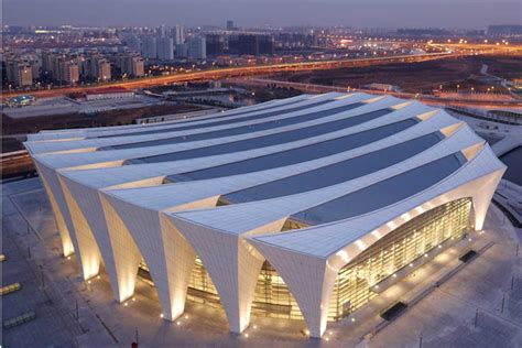 Shanghai Oriental Sports Center By Gmp Architekten A As Architecture