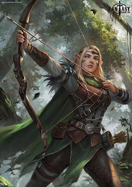 Fantasy North Elf Maerel Hibadita Fantasy Female Warrior Elves Fantasy Fantasy Warrior